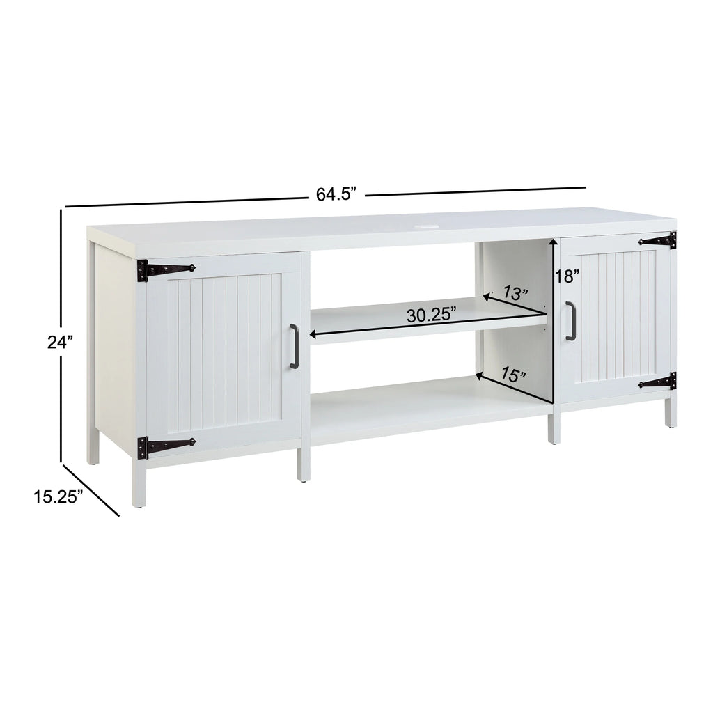 Rustic Weathered Oak TV Stand F2350