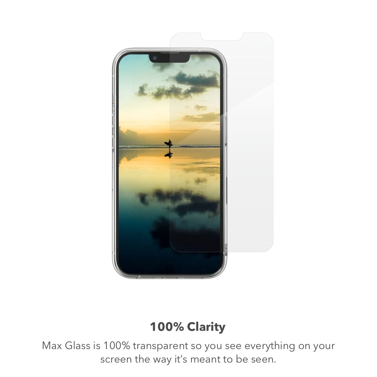 Clear Case + Screen Protector Bundle for iPhone Pro 14 Q1223