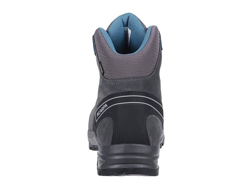 Wide Men's Shark Grey/Lake Blue Hiking Boots X7148