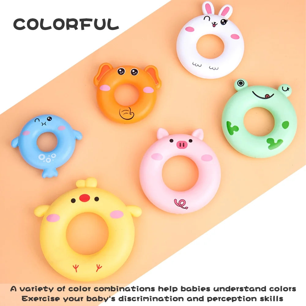 7 Pcs Soft Stacking Rings Toy P4252