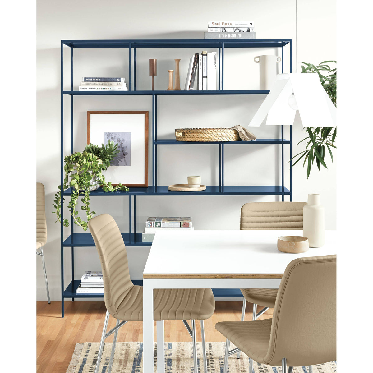Modern Bookcase 15d 36W 72H in Saffron G74390