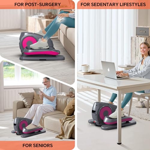 Under Desk Elliptical Machine with 16 Adjustable Speed V850168