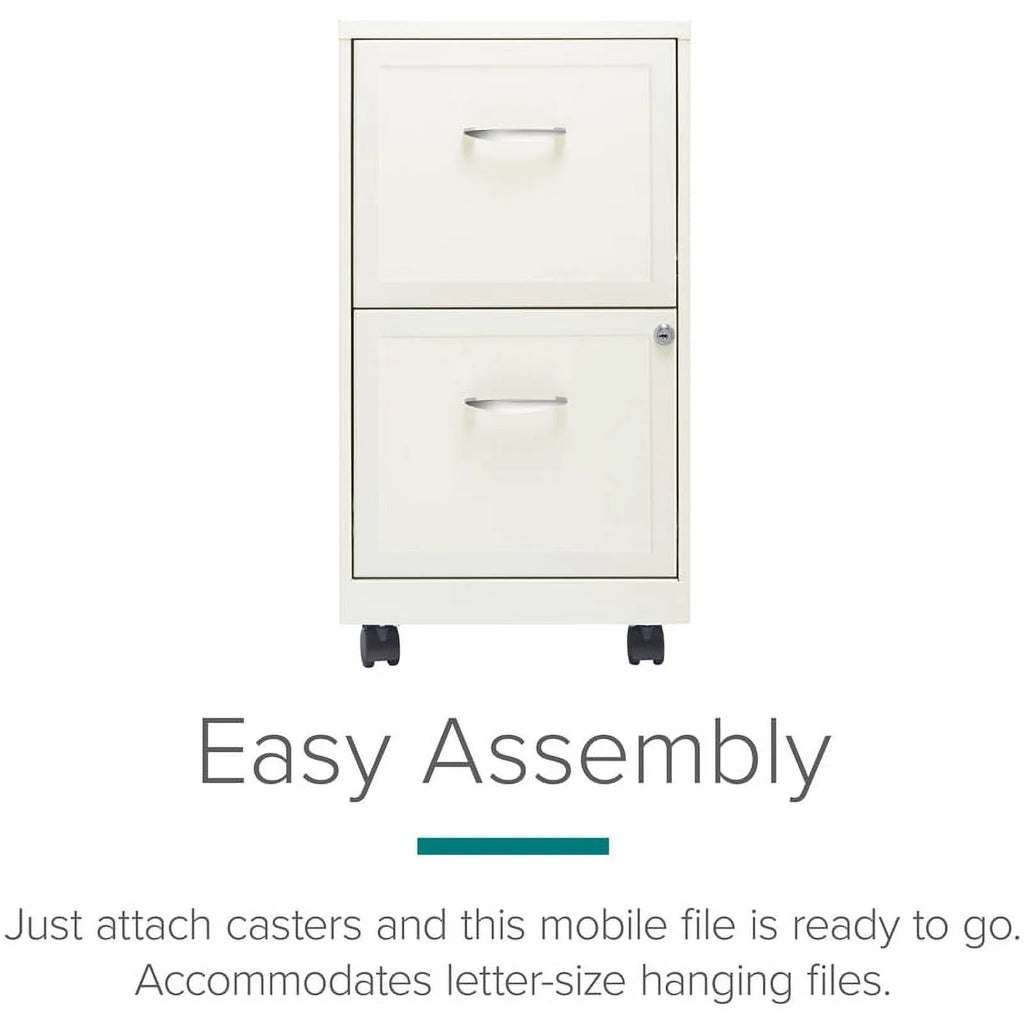 2 Drawer Steel Mobile File Cabinet I496