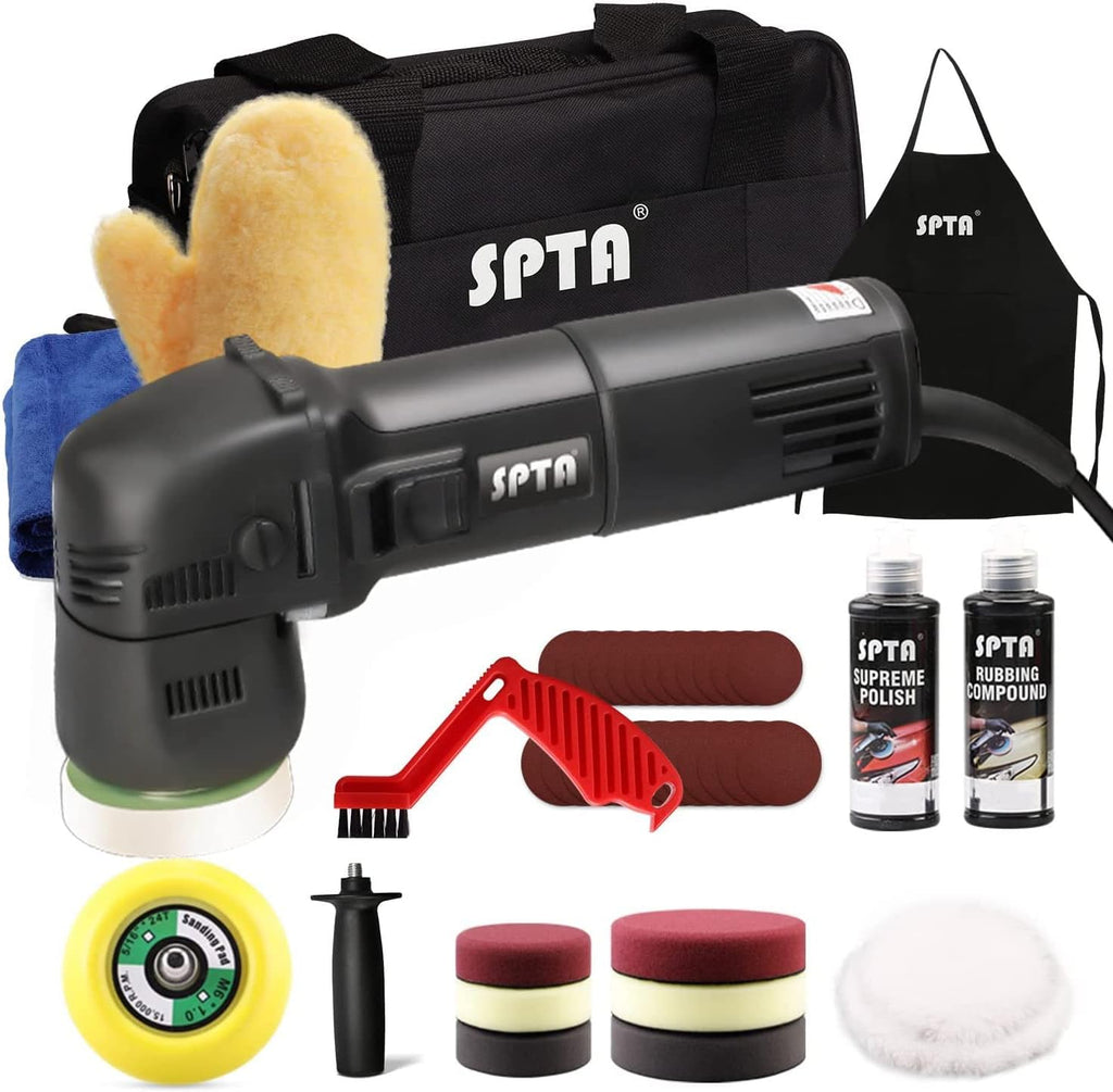 Orbital Dual Action Polisher 3 Inch 780W with DA Polishing Pads A87786