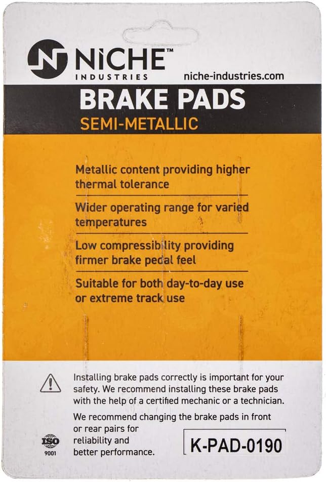 Rear Semi-Metallic Brake Pad Set 4 Pack Y75930