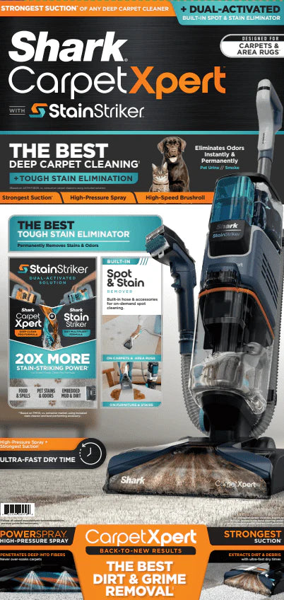 Upright Carpet & Upholstery Cleaner, Navy Q622