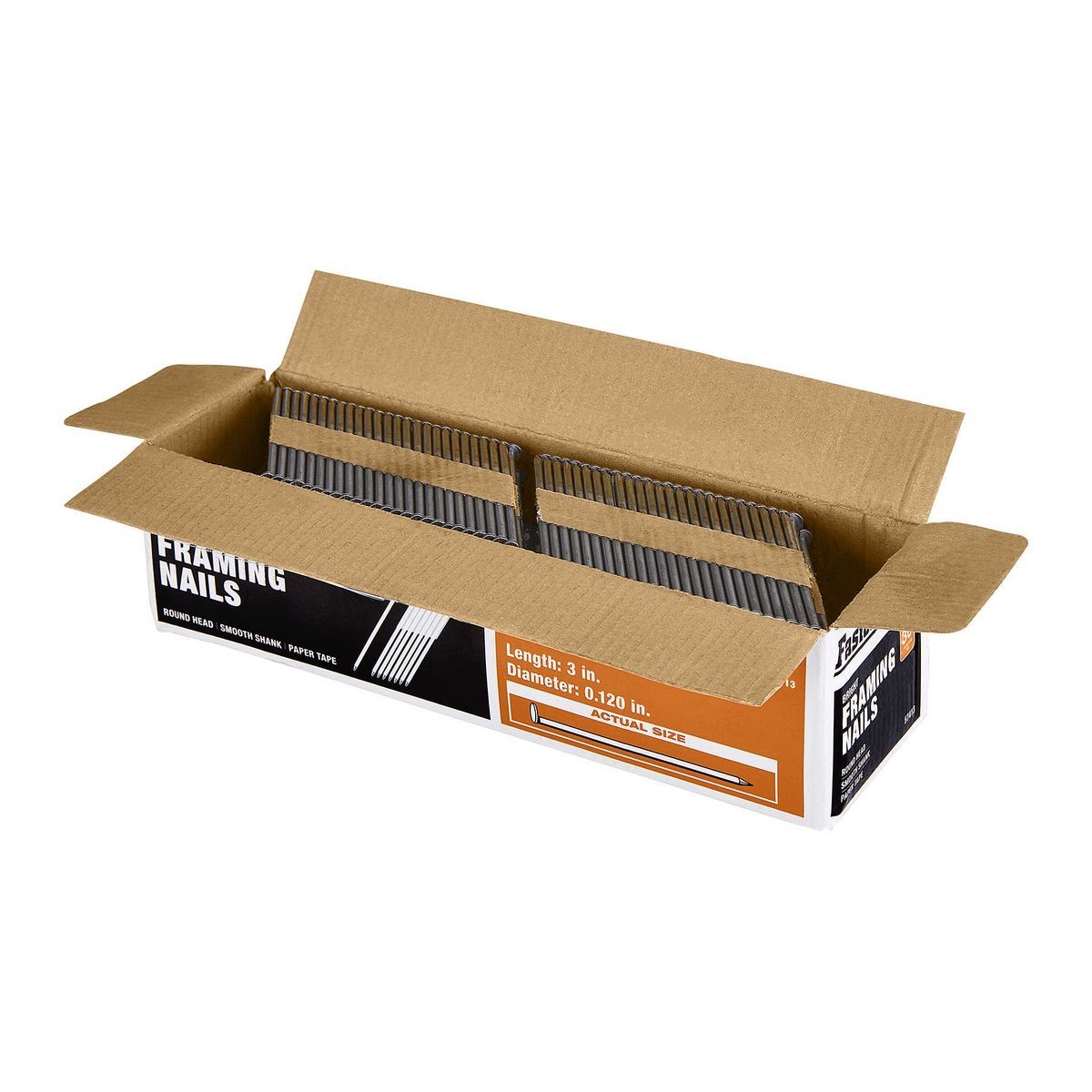 3 in. Bright Framing Nails, 2000 Pack U630097