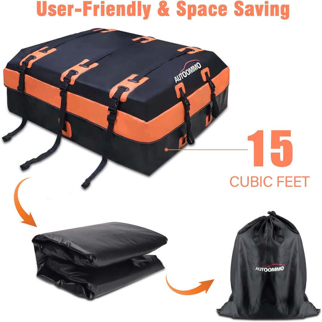 15 Cubic Feet Waterproof Rooftop Cargo Carrier Bag R2880