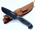 1095 Carbon Steel Bushcraft Knife with Sheath A878