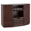 Vintage Walnut Dining Buffet with Removable Crate B2797