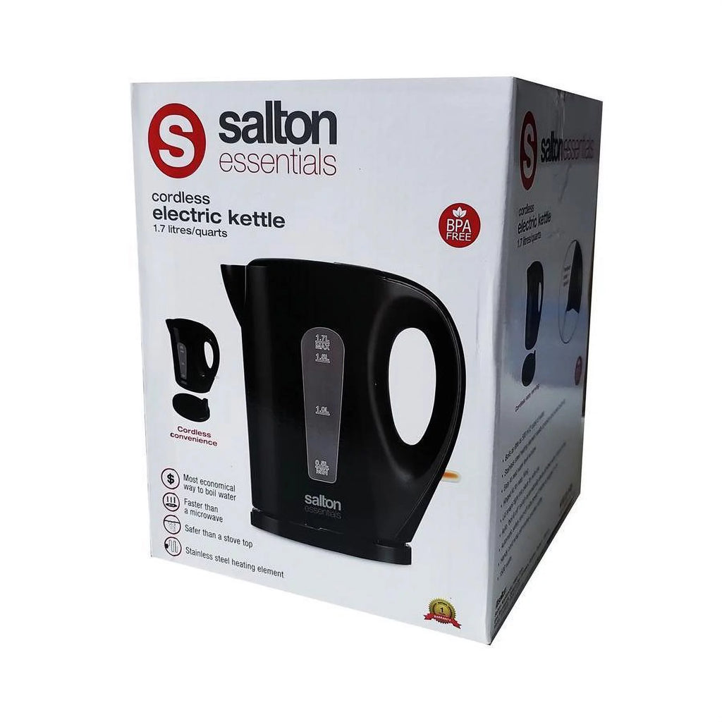Cordless Electric Kettle, 1.7 Liter, Black W285088