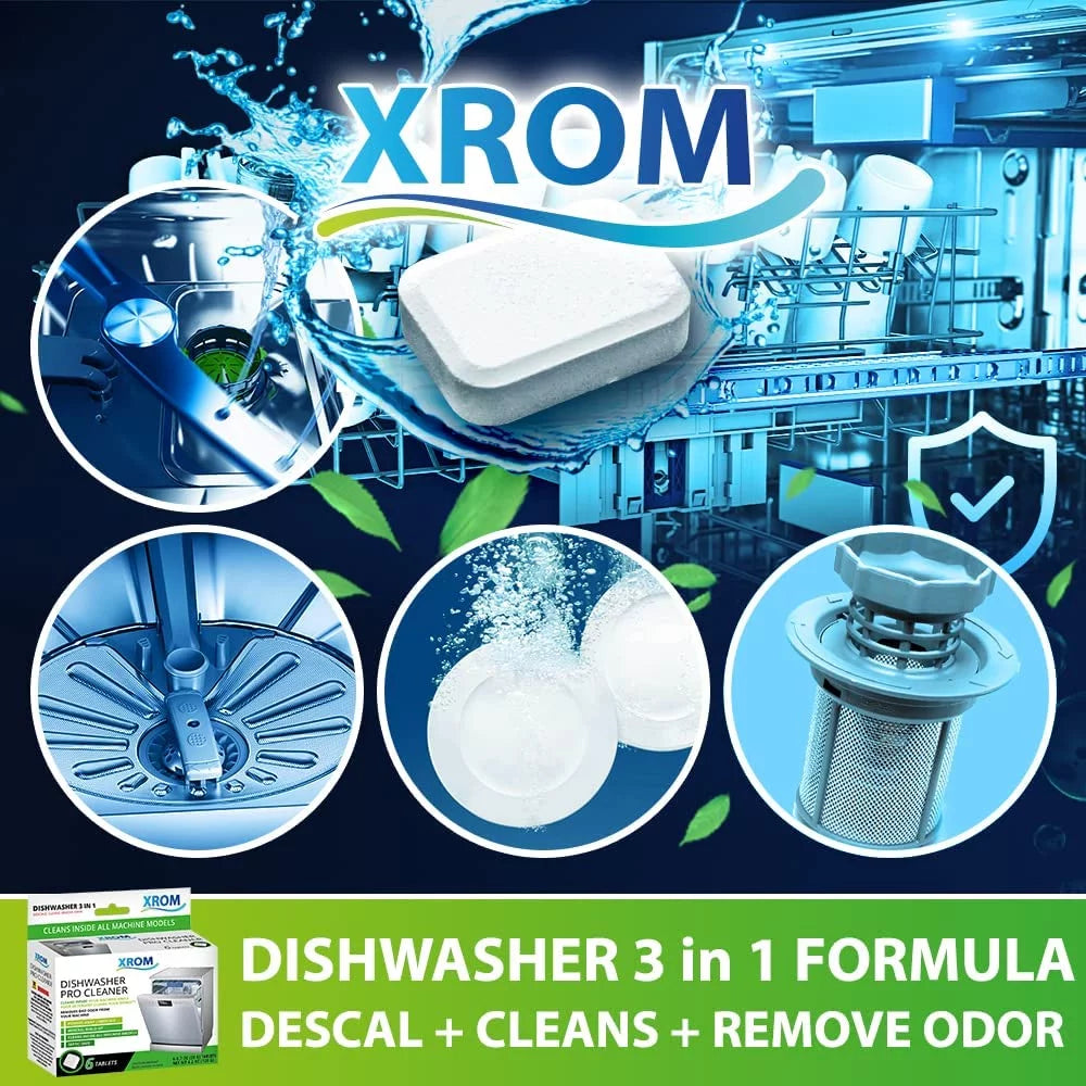 Dishwasher Cleaner and Descaler, 6 Treatments P6436