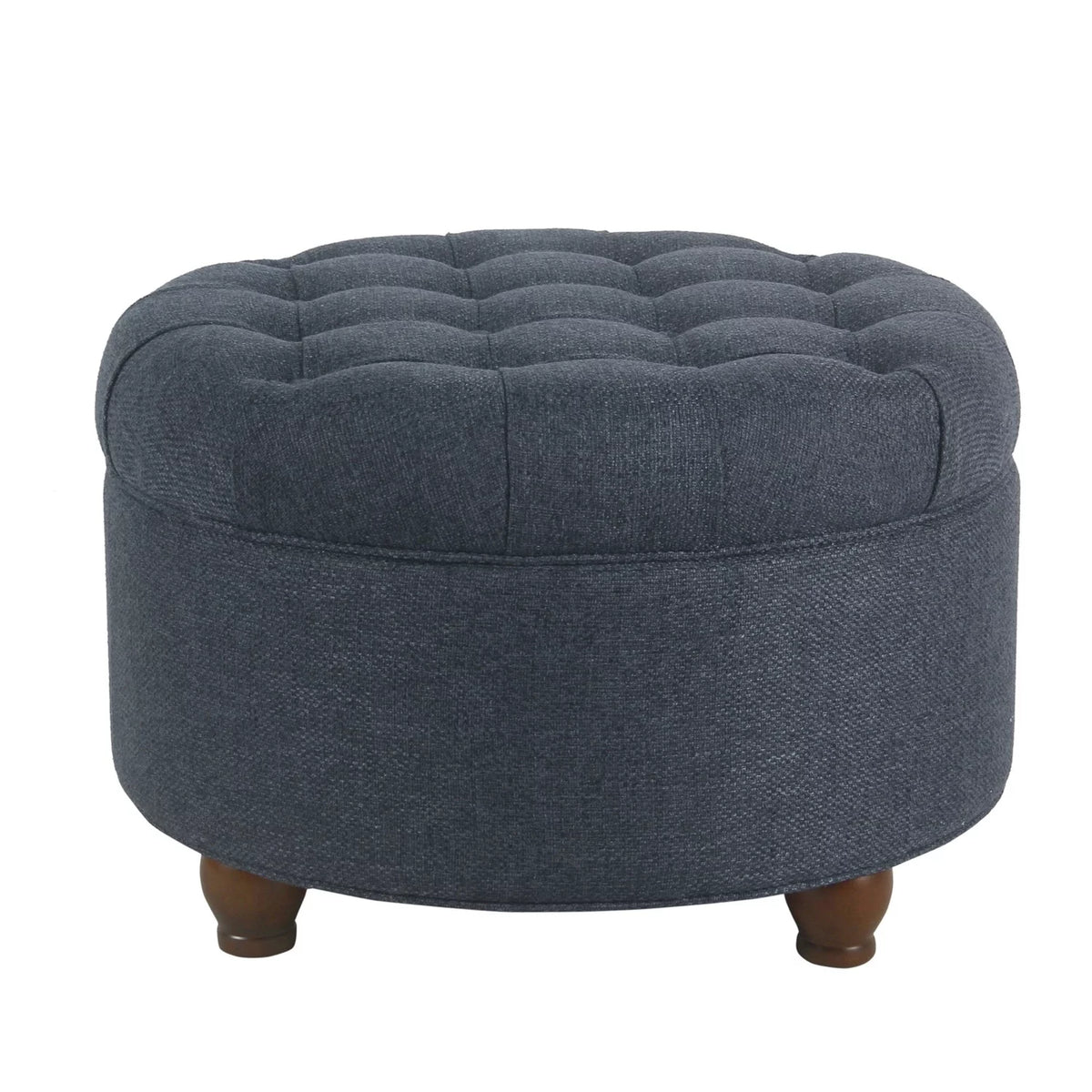 Fabric Upholstered Wooden Storage Ottoman E21277