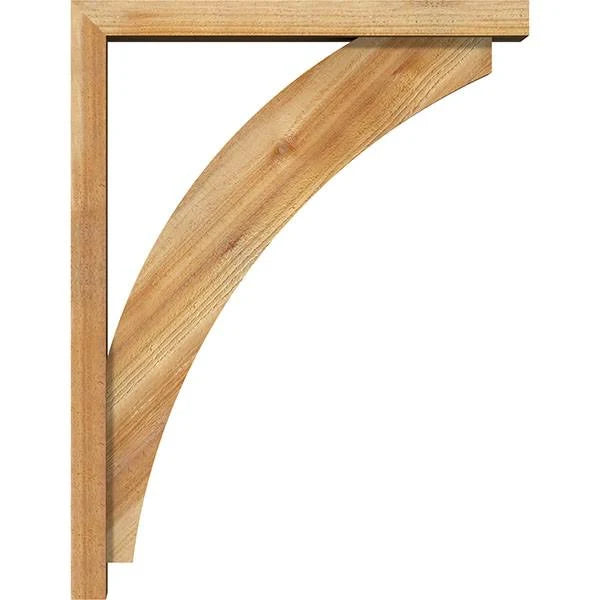 Rough Sawn Western Red Cedar Bracket with Offset Brace Z213