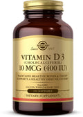 Vitamin D3 10 MCG (400 IU) Softgels Pack of 3 M5869