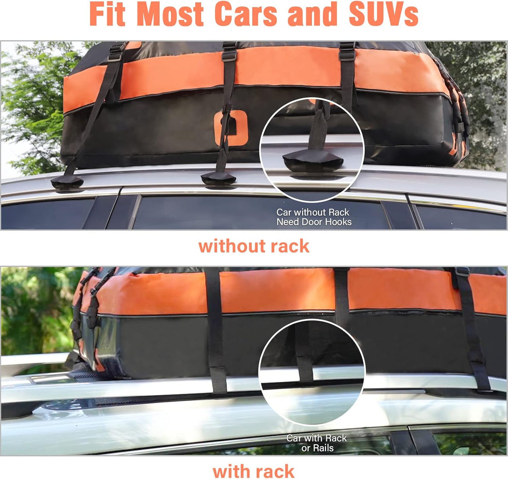 15 Cubic Feet Waterproof Rooftop Cargo Carrier Bag R2880