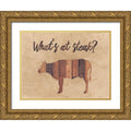 Gold Ornate Wood Framed Art Print E93085
