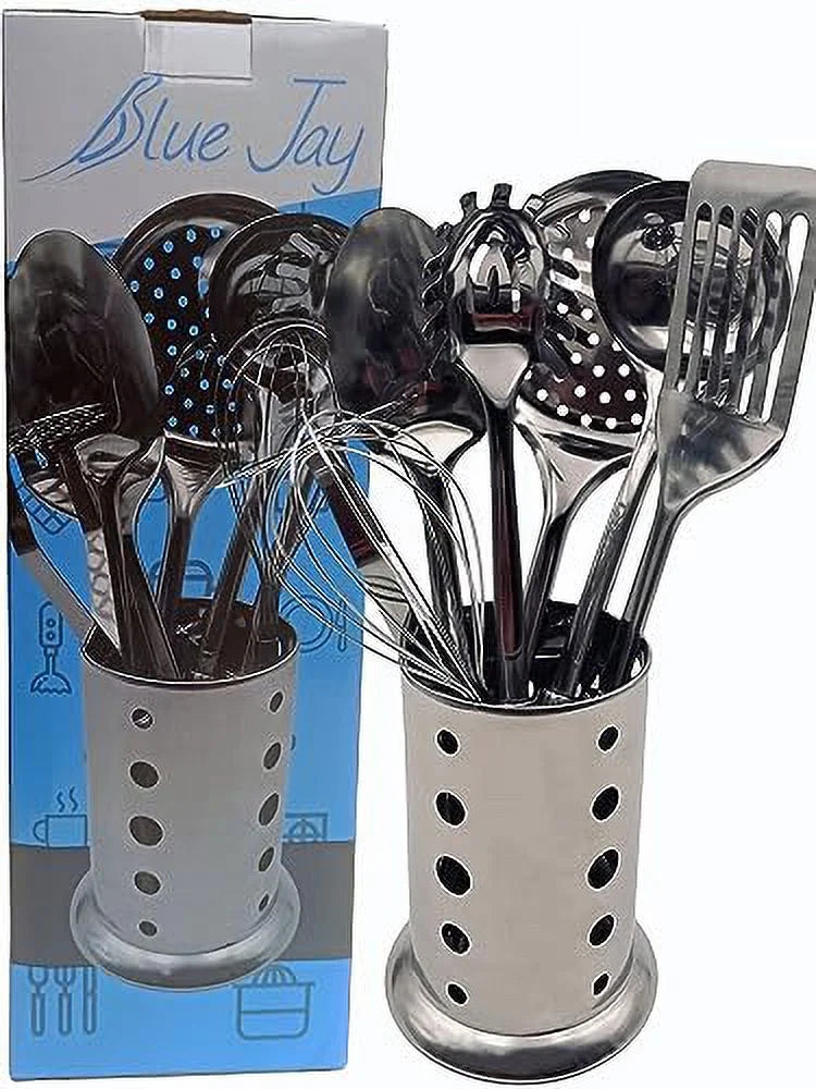 8 Piece Kitchen Utensils Set with Holder X323039
