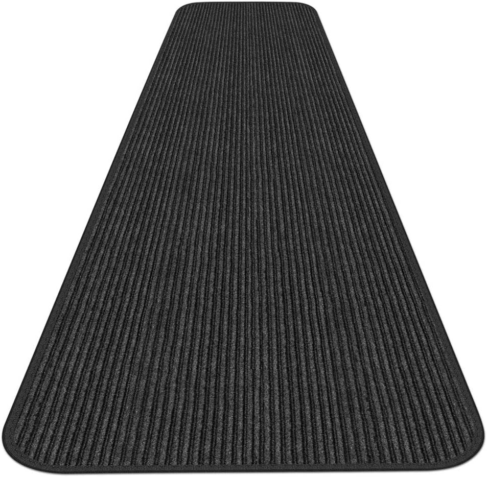 Indoor Outdoor Carpet Runner with Skid-Resistant Rubber Backing L549