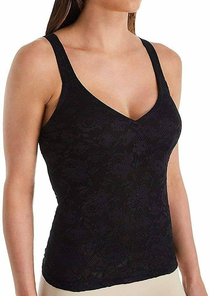 Black V-Neck Camisole U8043
