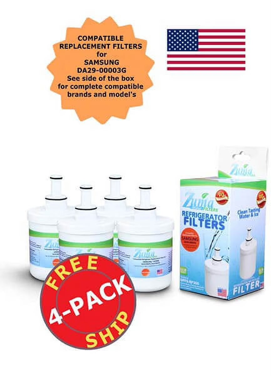 Water and Ice Filter, 4 Pack F760