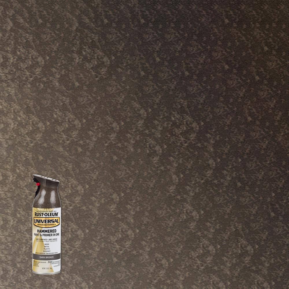 12 oz All Surface Hammered Dark Bronze Spray Paint and Primer in One (6-Pack) C9535