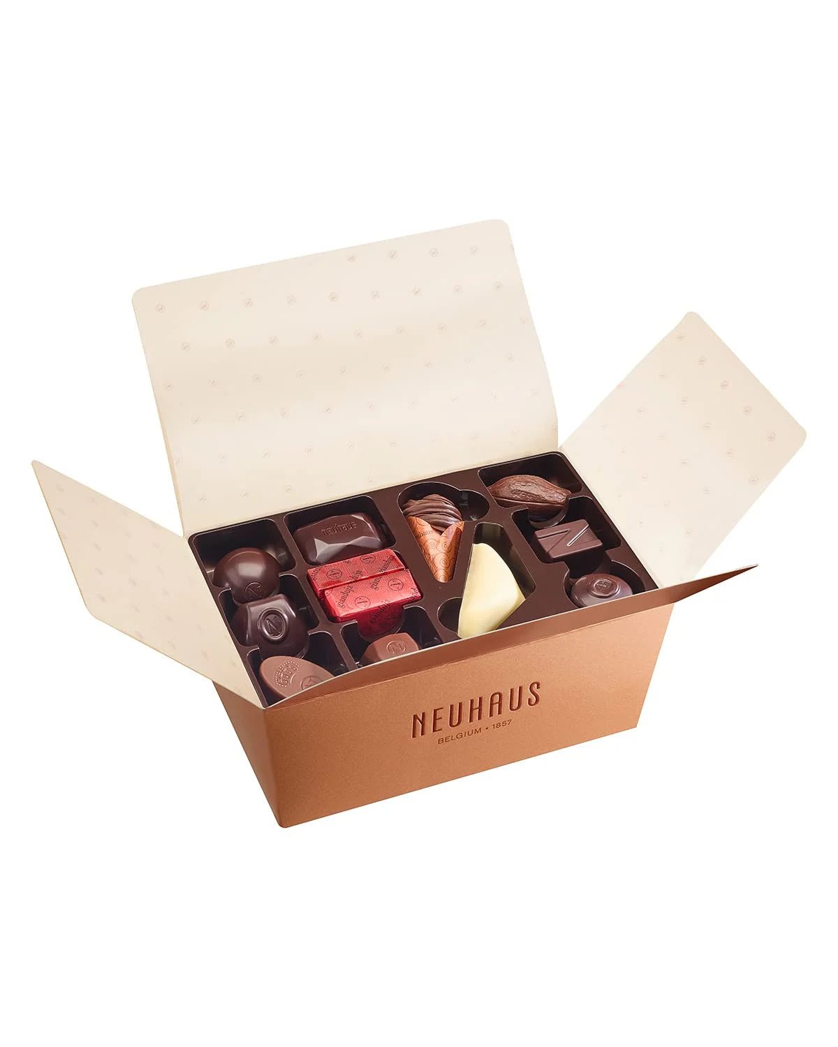 1 Lb Assorted Milk, White & Dark Chocolate Pralines P680