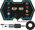 Indoor HD Digital TV Antenna 180+ Miles 4K 1080p Pack of 2 R253188