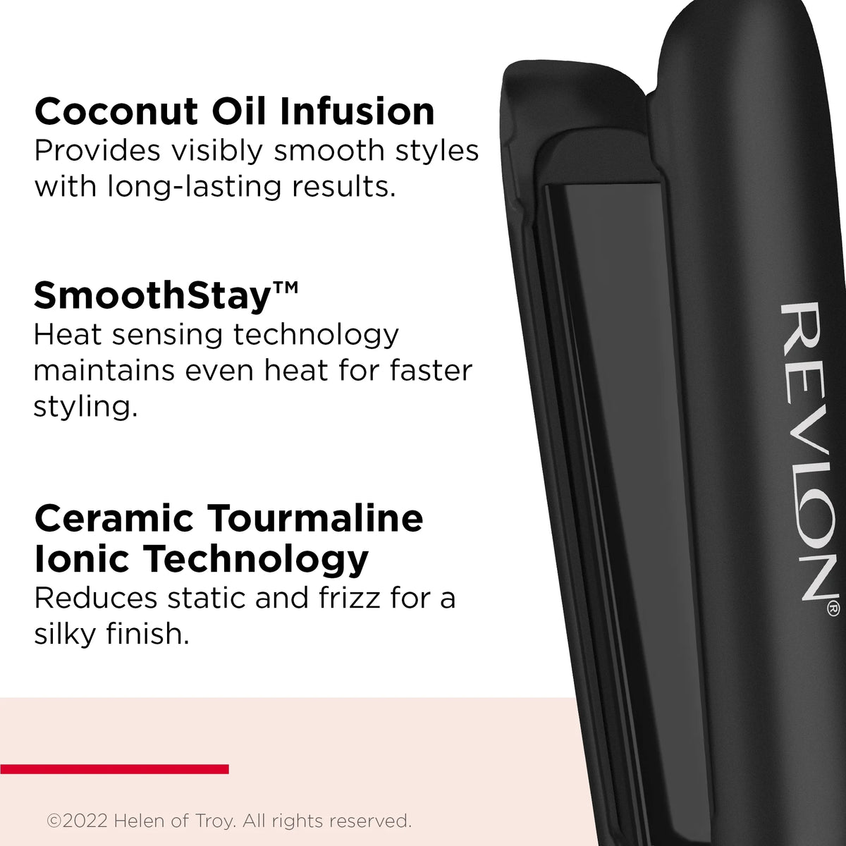 Black 1" Ceramic Flat Iron F65586