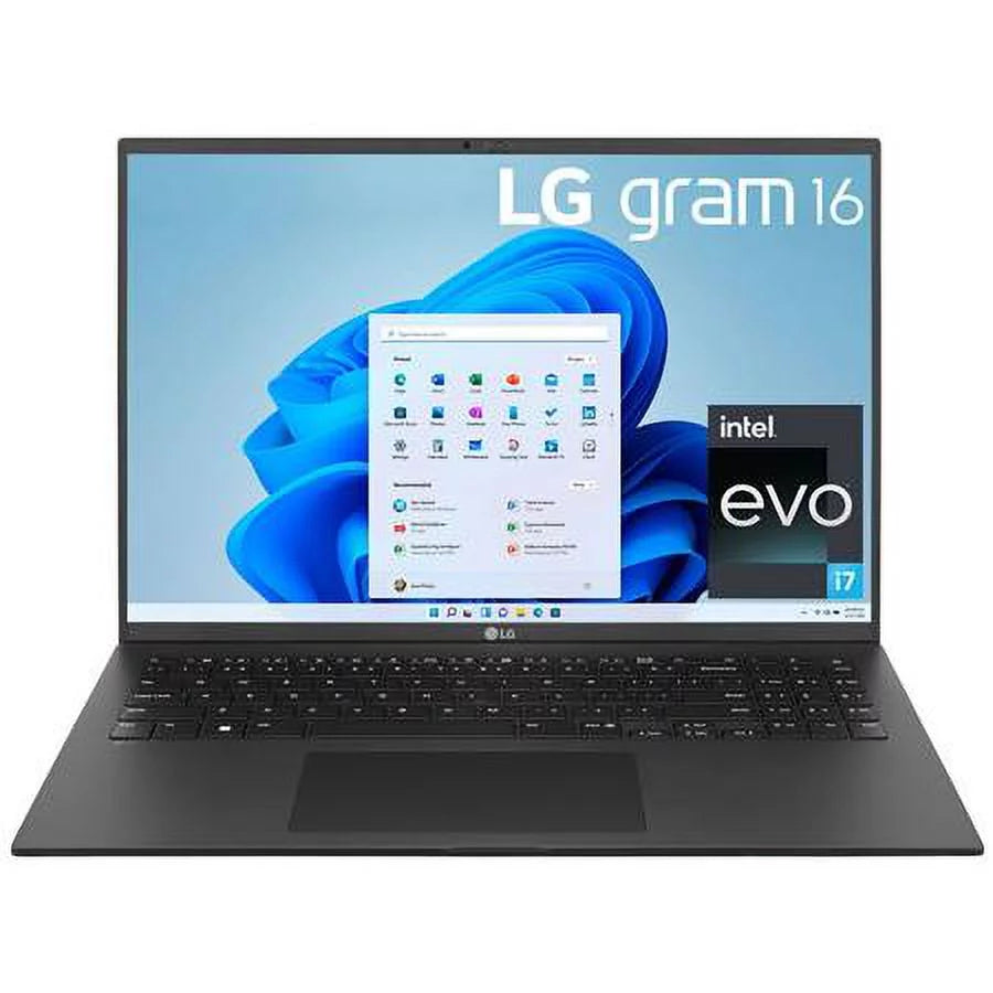 16" WQXGA Notebook Computer, Intel Core i7-1260P 2.1GHz, 16GB RAM, 1TB SSD, NVIDIA GeForce RTX 2050 4GB, Windows 11 Home, Charcoal Gray M764