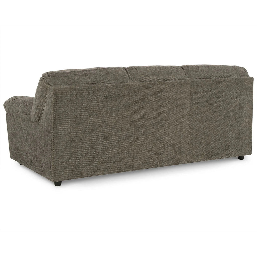 Gray Fabric & Wood Sofa J753