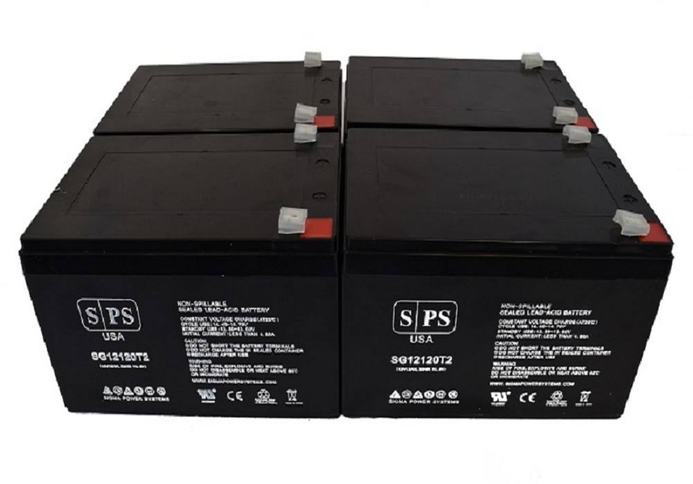 12V 12Ah Replacement Battery 4 Pack U440