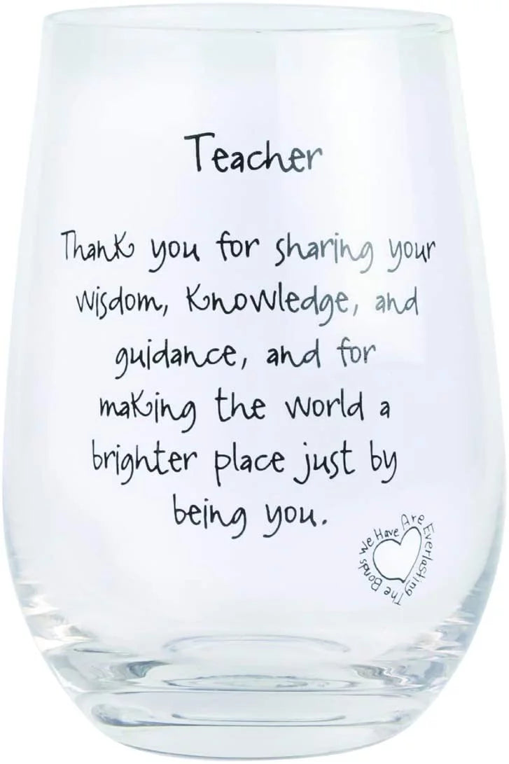 16 ounce Glass Stemless Wine Glass F34929