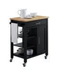 Black Kitchen Cart P1227