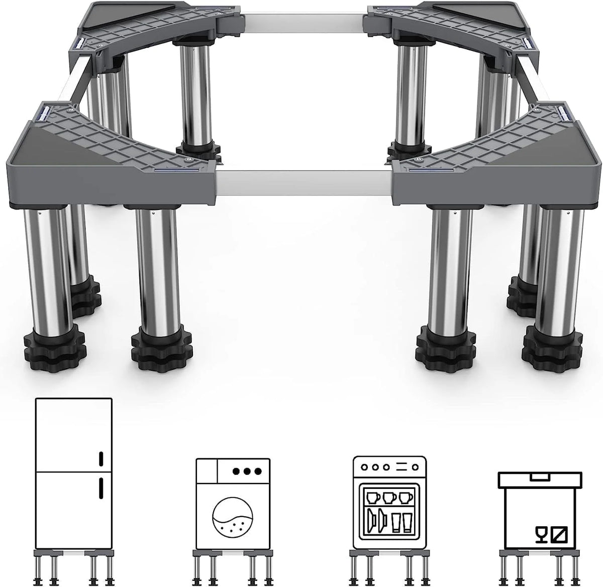 Adjustable Heavy Duty Fridge Stand W174