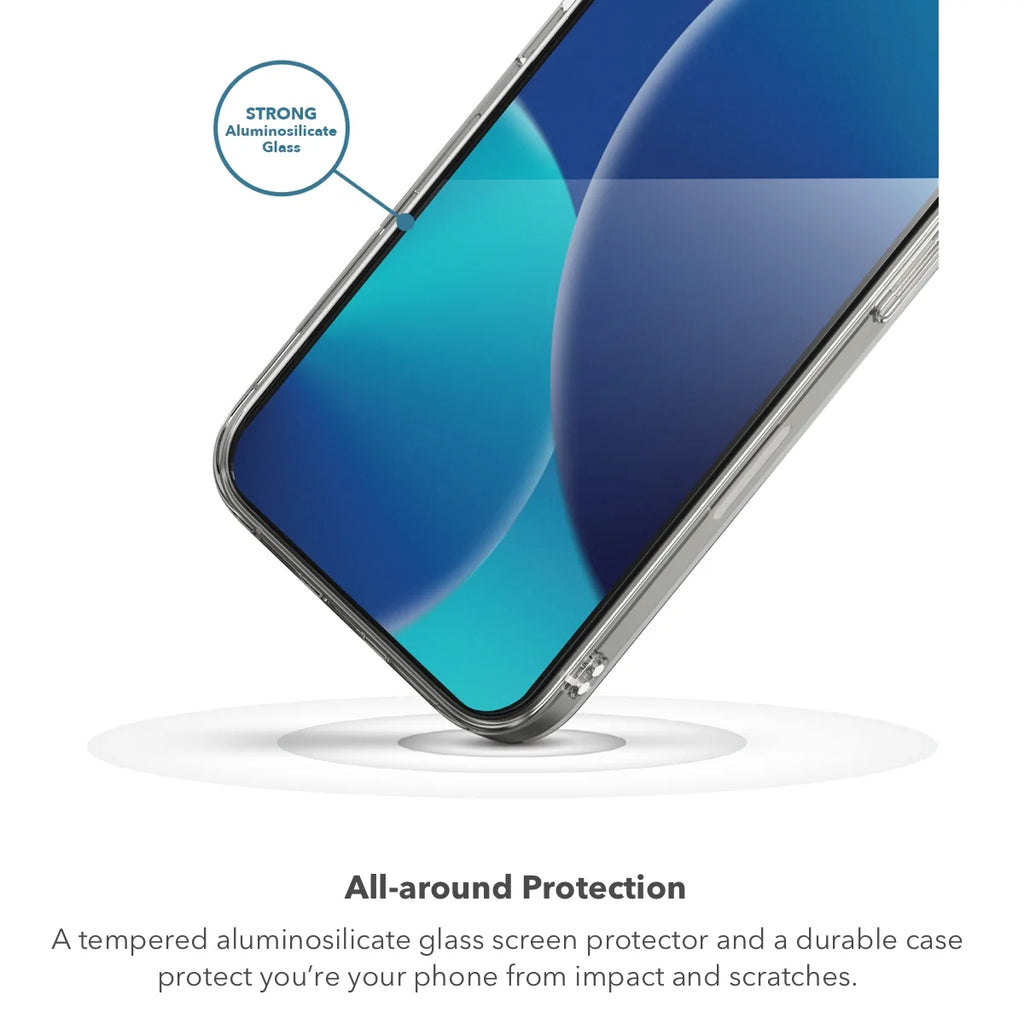 Clear Case + Screen Protector Bundle for iPhone Pro 14 Q1223