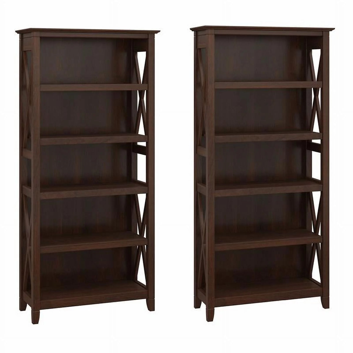 5 Shelves Engineered Wood Bookcase Set P39447