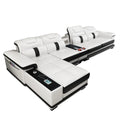 Genuine Leather Recliner Sofa Set H872