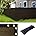 3' x 10' White Fence Privacy Screen with Grommets D175743