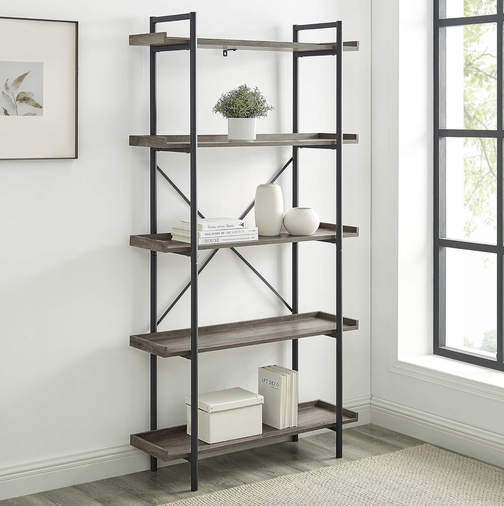 Dark Walnut Wood Storage Cabinet W89770