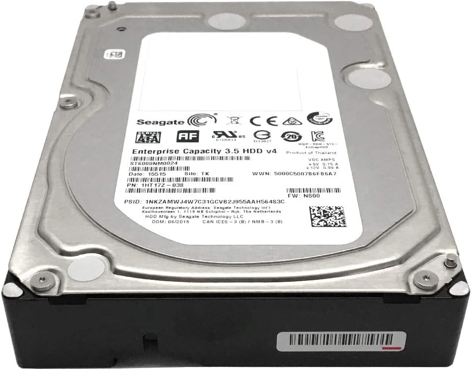 6 TB Enterprise Capacity HDD SATA 3.5 inches Internal Bare Drive Pack of 2 A816936