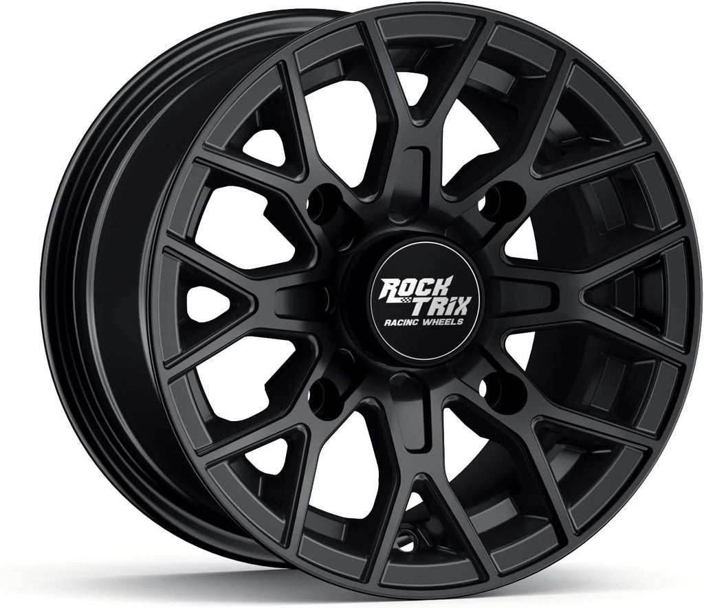 14x7 Black ATV Wheels Set of 4 W31186
