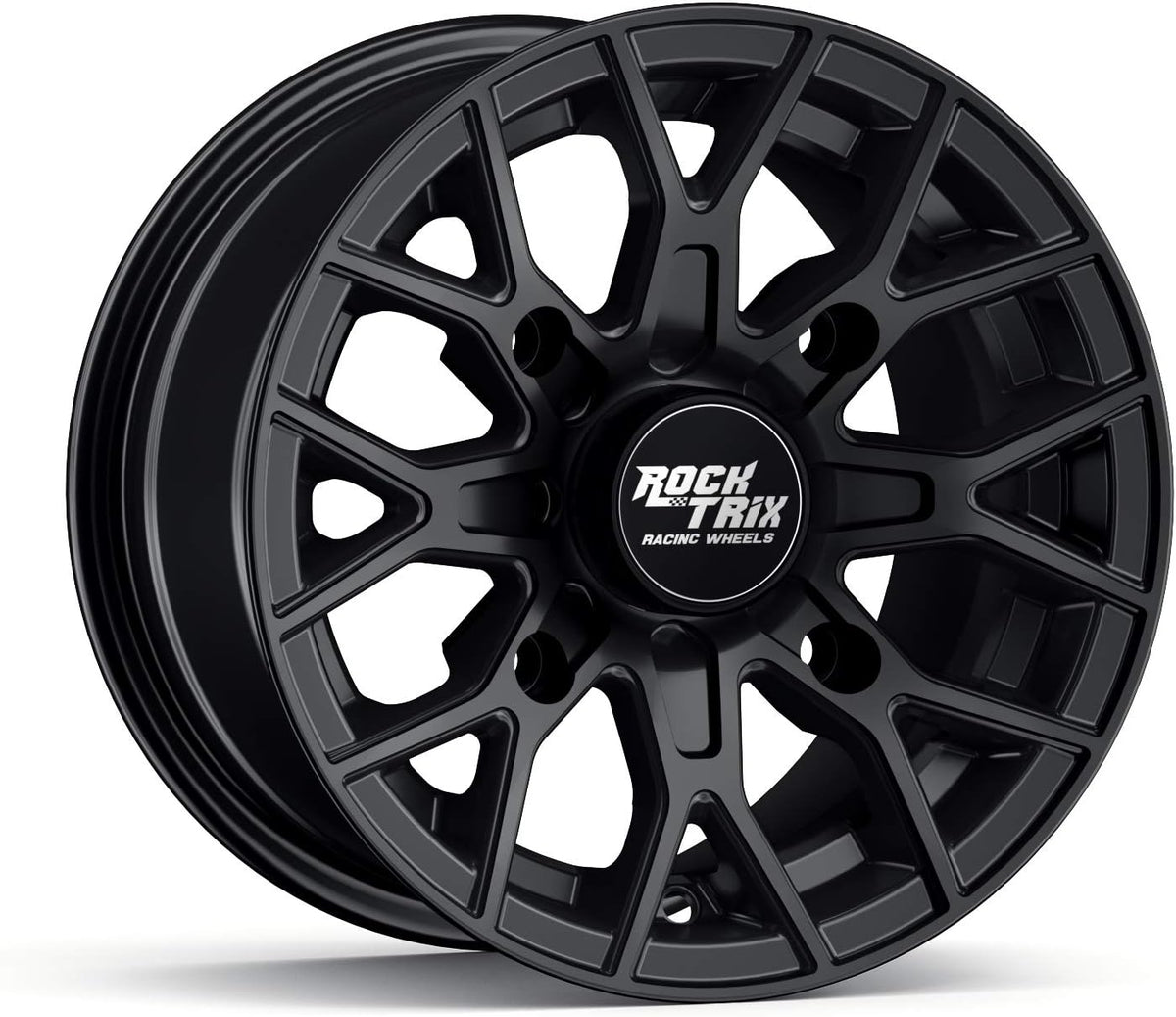 14x7 Black ATV Wheels Set of 4 W31186