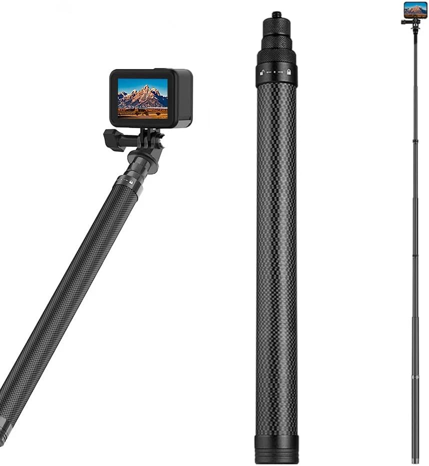 Extendable Carbon Fiber Selfie Stick Monopod V9692