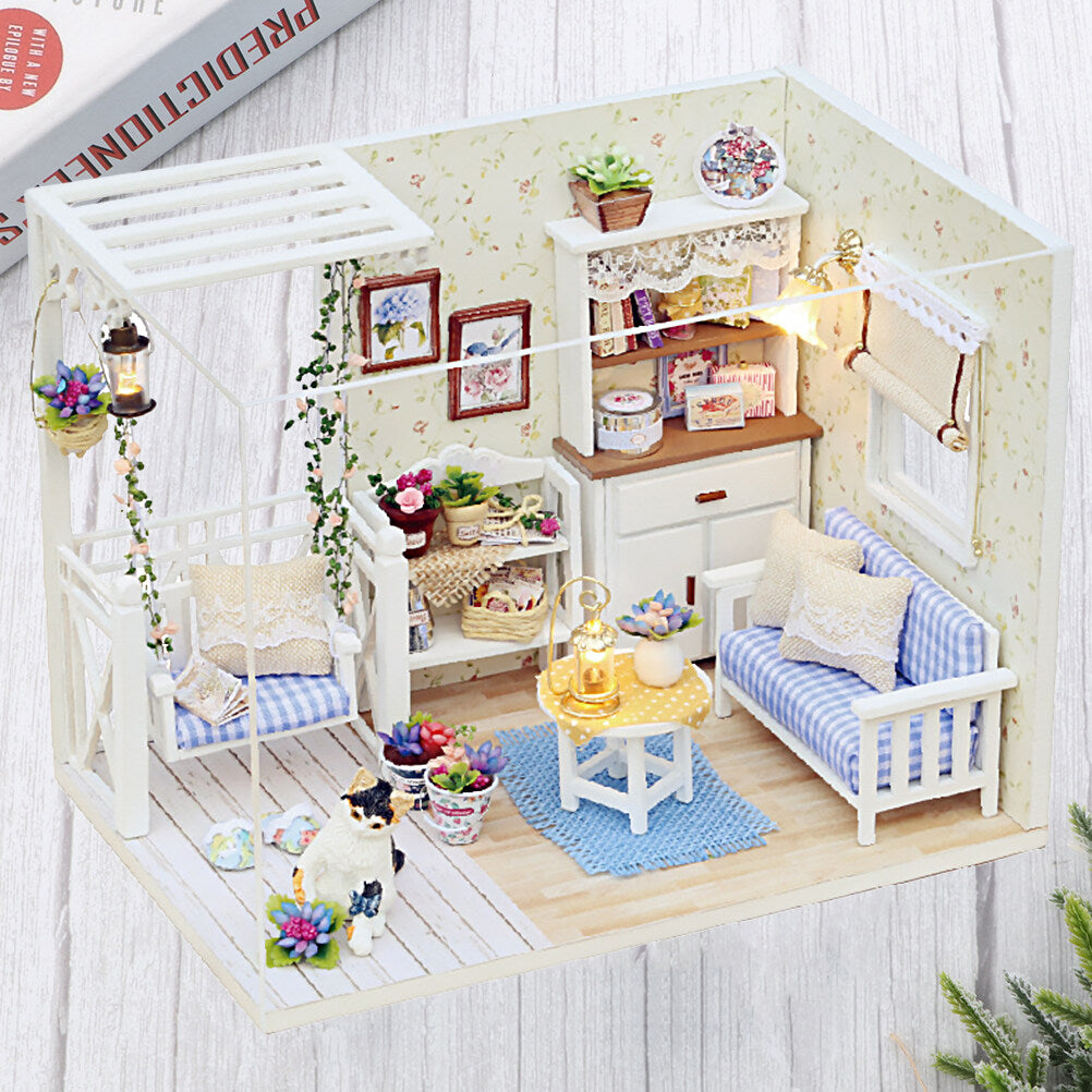 Mini DIY House Building Model Toy X500398
