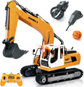 Remote Control Excavator Toy 17 Channel 3 in 1 RC Construction Vehicle with Working Lights U7255