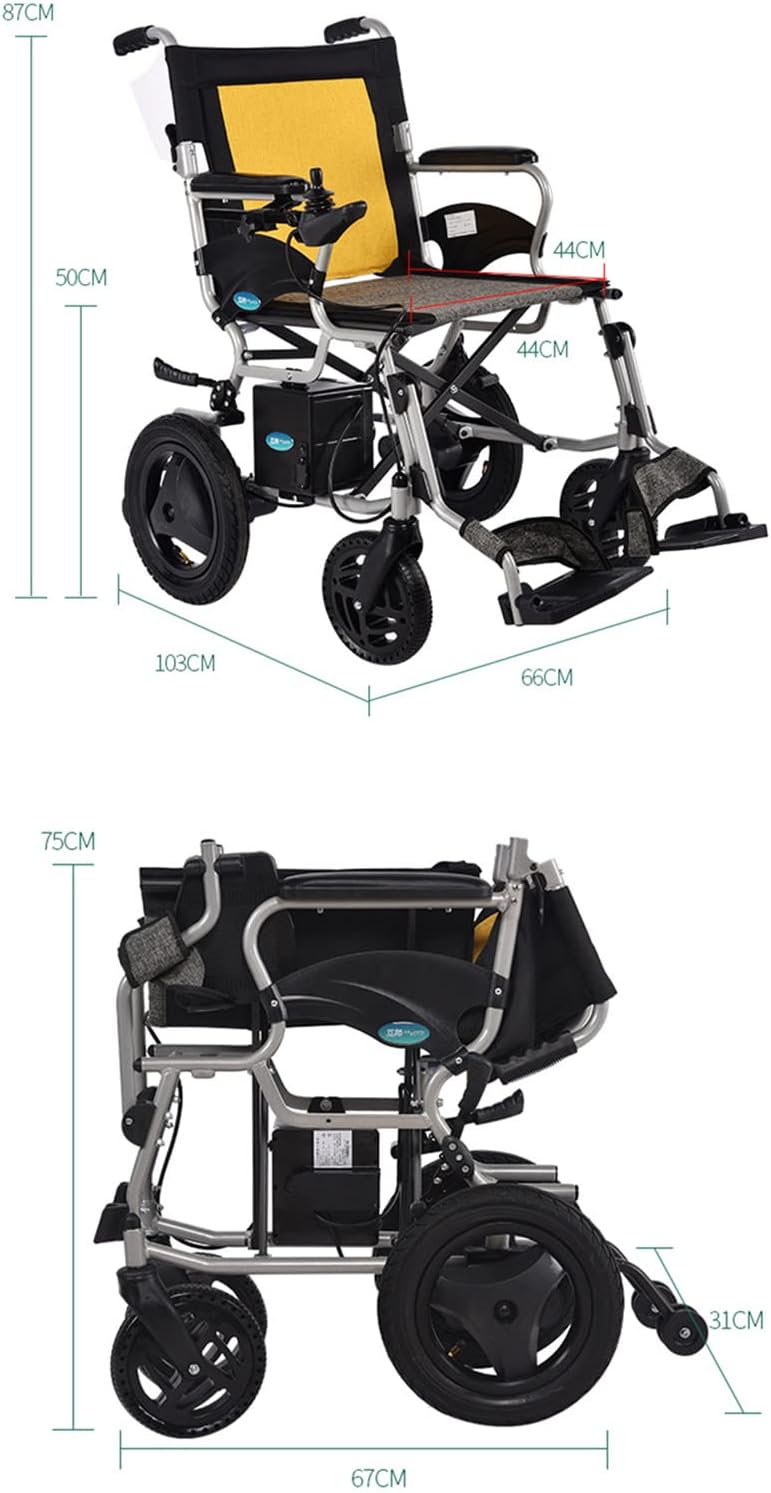 Lightweight Folding Electric Wheelchair Q404