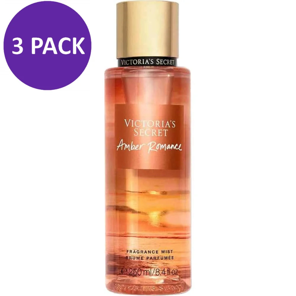 Amber Romance Body Mist Spray 8.4 oz (PACK 3) S535521