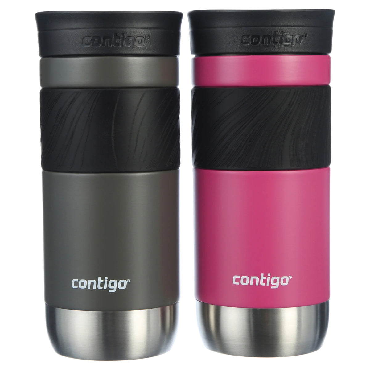 16 oz Insulated Stainless Steel Travel Mug 2-Pack U456163