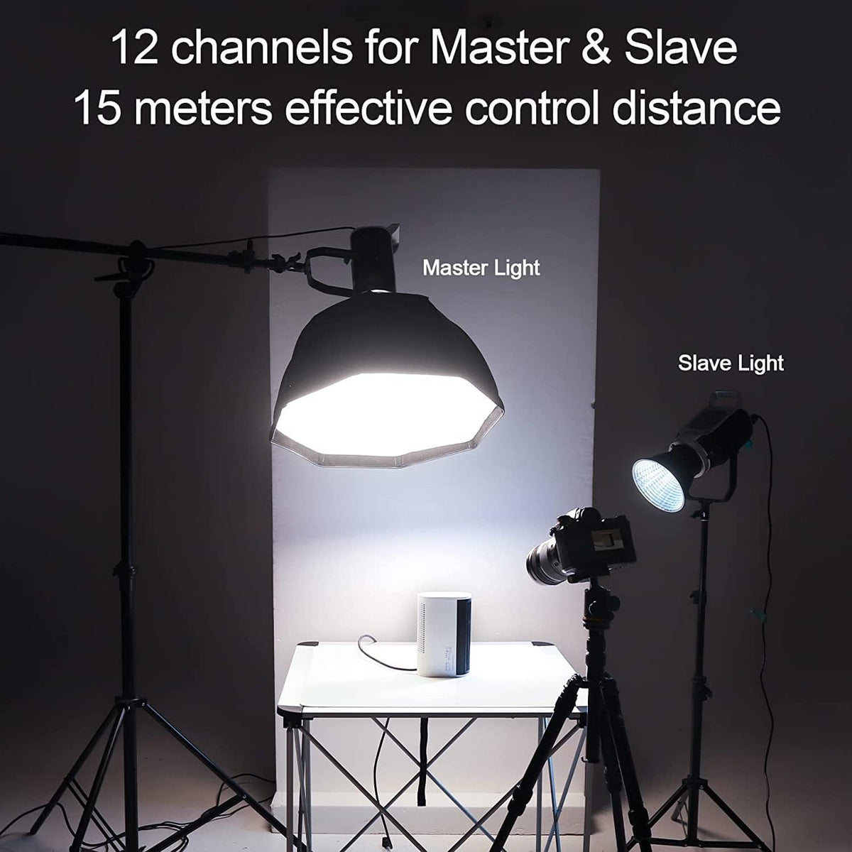 200W 5600K LED Video Light with DMX/Bluetooth App Control G6551